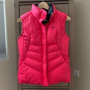 Nike Puffer Vest Reversible Black/Pink